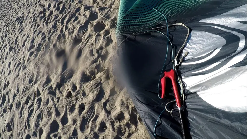 Планка Kite76 на кайте на песке